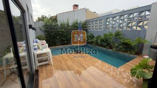 Casa com 3 dormitórios sendo 1 suíte com closet, área gourmet completa e piscina no Condomínio San Matheus