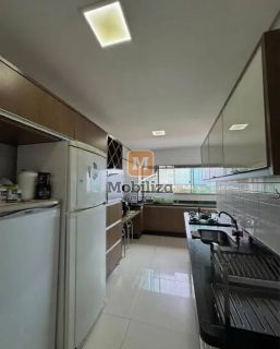 Apartamento duplex porteira fechada com 127m² e 3 quartos sendo 1 suíte no Condomínio Castanheiras