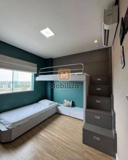 Apartamento duplex porteira fechada com 127m² e 3 quartos sendo 1 suíte no Condomínio Castanheiras