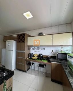 Apartamento duplex porteira fechada com 127m² e 3 quartos sendo 1 suíte no Condomínio Castanheiras