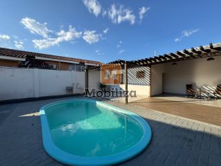 Casa com 5 dormitórios sendo 2 suítes, piscina e cômodos amplos no bairro Flodoaldo Pontes Pinto