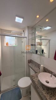 Apartamento modificado no Total Ville 1 com 3 quartos sendo 1 suíte com closet, cozinha ampla e arejada e churrasqueira 180m²