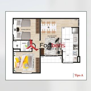 Apartamento Para Vender com 2 quartos no bairro Laranjeiras em Caieiras
