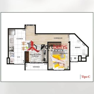 Apartamento Para Vender com 2 quartos no bairro Laranjeiras em Caieiras