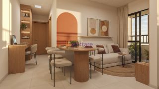 Residencial Ilha dos Vinhais. apartamentos de  43m²  e 45m² com 2 quartos (1 suíte)