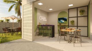 Residencial Ilha dos Vinhais. apartamentos de  43m²  e 45m² com 2 quartos (1 suíte)