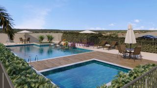 Ilha de Santorini - Apartamentos de 36m² a 43m² no Angelim