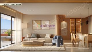 Edifício Bossa, apartamentos de 191m², 192m² e 196m² com 4 suítes no Calhau