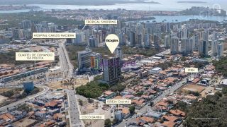 Edifício Bossa, apartamentos de 191m², 192m² e 196m² com 4 suítes no Calhau