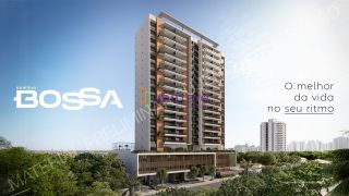 Edifício Bossa, apartamentos de 191m², 192m² e 196m² com 4 suítes no Calhau