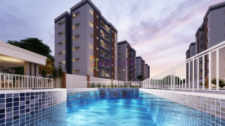 New Life - Apartamentos de 42m² com 2 quartos no Turu