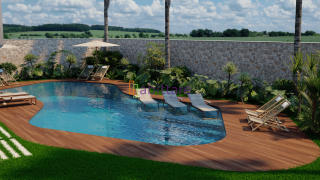 Praia Lençóis - Apartamentos de 34m² a 45m² no Olho Dágua