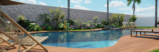 Praia Lençóis - Apartamentos de 34m² a 45m² no Olho Dágua