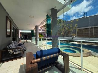 Alugo casa no Condomínio Golden Green de 600m² - 6 suítes - Olho D´agua mobiliada