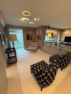 Alugo apto mobiliado no Palazzo Verona - Apartamento de 152m² com 3 suítes - no ínicio da Litorânea