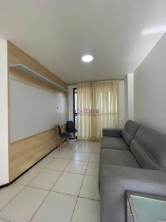 Prince Tower - Apartamento MOBILIADO com 2 quartos (1 suíte) na Ponta D'areia