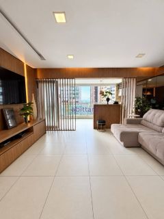 Apartamento Mobiliado na Peninsula, Cond. Monte Olimpo -  133m² com 4 suítes