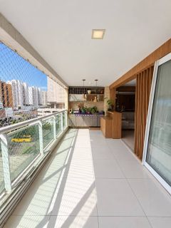Apartamento Mobiliado na Peninsula, Cond. Monte Olimpo -  133m² com 4 suítes