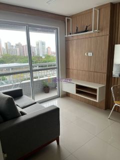 Edifício Arpoador - Apartamento MOBILIADO com 01 quarto no Calhau