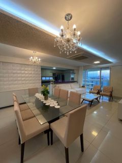 Condomínio Monte Olimpo - Apartamento MOBILIADO de 163m² com 4 suítes + DCE na Península da Ponta D'areia