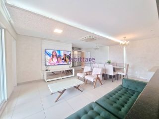 Condomínio Monte Olimpo - Apartamento MOBILIADO de 163m² com 4 suítes + DCE na Península da Ponta D'areia