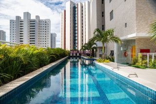 Apartamento de 235m² com 4 suítes (1 master) no Al Mare - Calhau