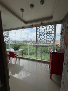 Apartamento MOBILIADO de 82m² com 2 suítes no Aivia Cube - Península da Ponta D'areia