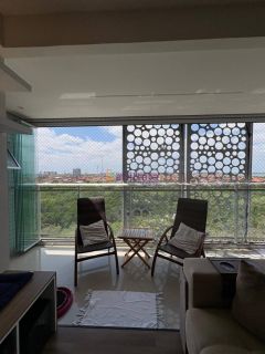 Alugo apartamento mobiliado com 2 quartos (1 suíte) no Aivia Cube com visita mar - Península da Ponta D'areia