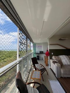 Alugo apartamento mobiliado com 2 quartos (1 suíte) no Aivia Cube com visita mar - Península da Ponta D'areia