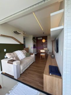Alugo apartamento mobiliado com 2 quartos (1 suíte) no Aivia Cube com visita mar - Península da Ponta D'areia