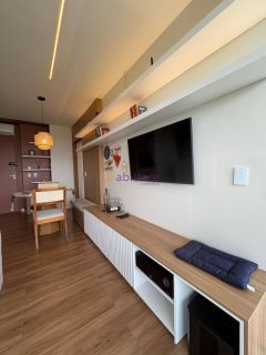 Alugo apartamento mobiliado com 2 quartos (1 suíte) no Aivia Cube com visita mar - Península da Ponta D'areia