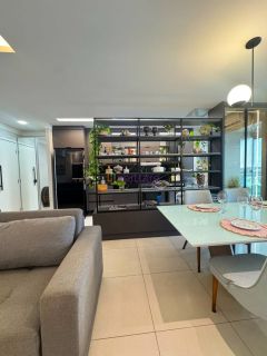 Apartamento mobiliado de 85m² com 3 quartos (1 suíte) no Ilha Parque Residence