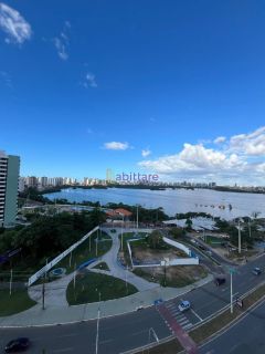 Edifício Ocean Tower - Apartamento Vista Mar e Lagoa de 87m² com 02 quartos (1 suíte) na Ponta D'areia.