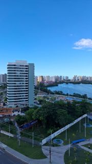 Edifício Ocean Tower - Apartamento Vista Mar e Lagoa de 87m² com 02 quartos (1 suíte) na Ponta D'areia.