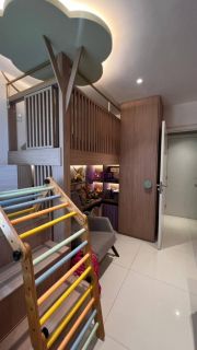 Ocean Ville - Apartamento de 140m² com 03 suítes + DCE na Peninsula da Ponta D'areia