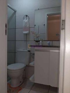 Apartamento de 52m² com 2 quartos (1 suíte) no Condomínio D'Italy 1 - R. do Aririzal