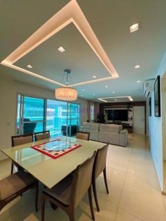 Apartamento de 142m² com 2 suítes (1 com closet) + escritório no Farol da Ilha