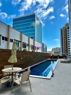 Alugo apto MOBILIADO, em frente ao Ceuma de 65m² com 02 suítes no Easy Renascença -