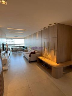 Apartamento MOBILIADO de 125m² com 3 suítes no Monte Fuji - Ponta do Farol