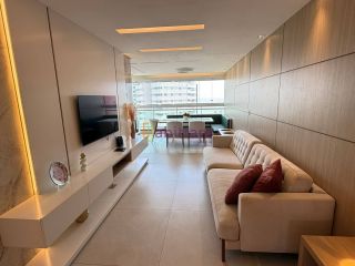 Apartamento MOBILIADO de 125m² com 3 suítes no Monte Fuji - Ponta do Farol