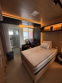 Apartamento MOBILIADO de 125m² com 3 suítes no Monte Fuji - Ponta do Farol