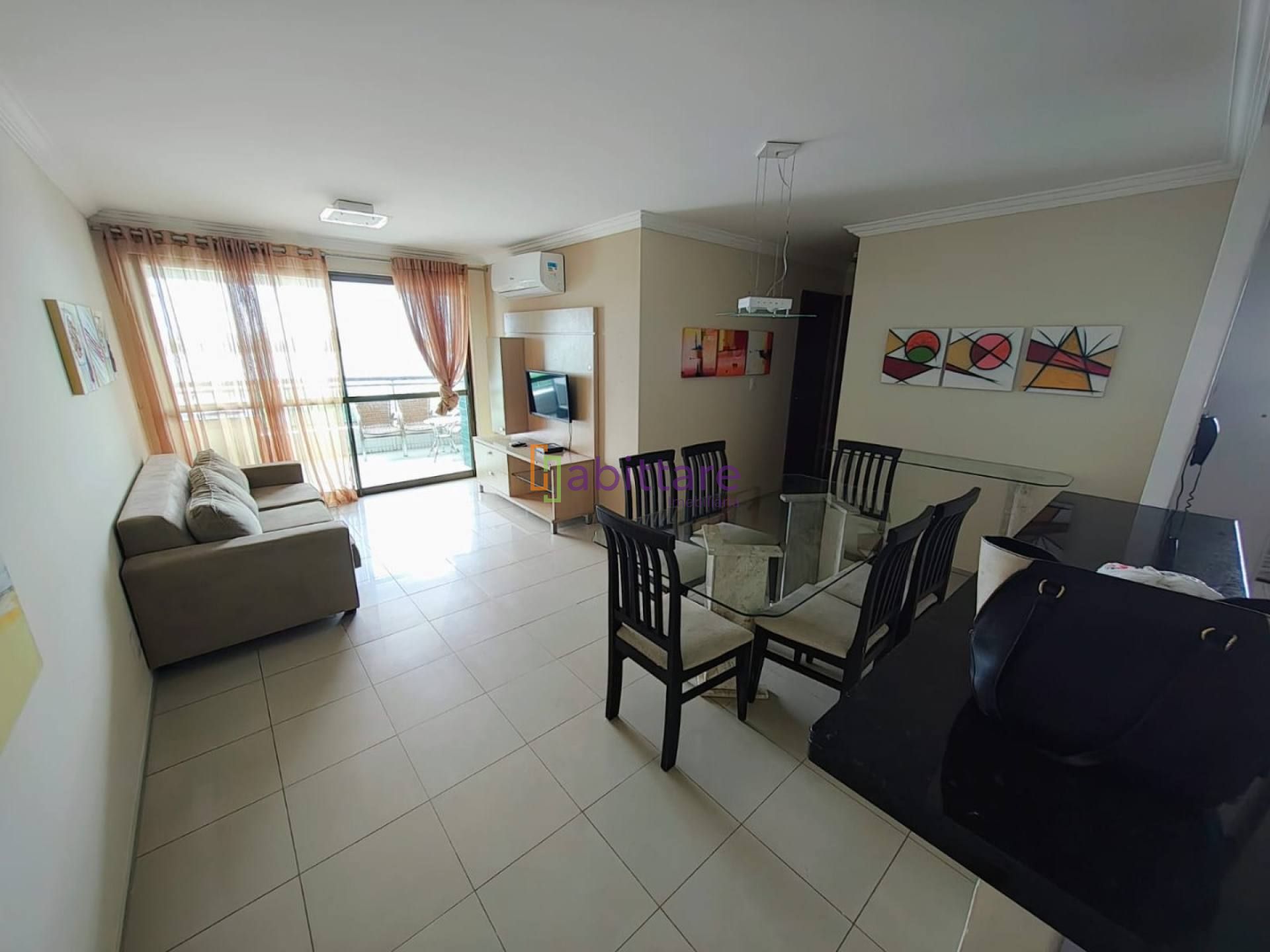 Alugo apto MOBILIADO no Lake Side - Ponta D'areia - 86m²  com 2 quartos (1 suíte)