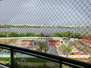 Alugo apto MOBILIADO no Lake Side,86m²  com 2 quartos (1 suíte) nascente vista lagoa - Ponta D'areia - 86m²  com 2 quartos (1 suíte)