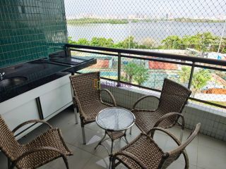 Alugo apto MOBILIADO no Lake Side,86m²  com 2 quartos (1 suíte) nascente vista lagoa - Ponta D'areia - 86m²  com 2 quartos (1 suíte)