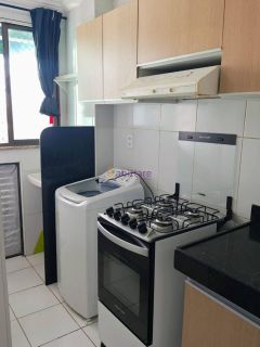 Alugo apto MOBILIADO no Lake Side,86m²  com 2 quartos (1 suíte) nascente vista lagoa - Ponta D'areia - 86m²  com 2 quartos (1 suíte)