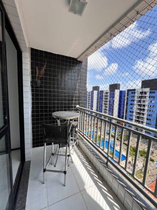 Alugo Apartamento semi mobiliado com 2 quartos (1 suíte) no Grand Park Águas