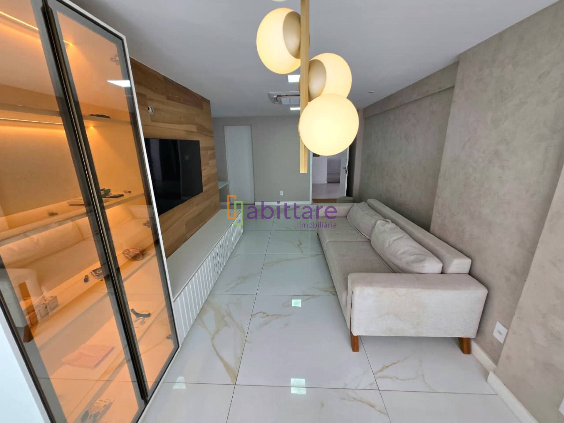 Nautic Residence - Apartamento com 2 quartos (1 suíte) na Península da Ponta D'areia - Vista mar e lagoa