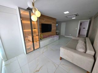 Nautic Residence - Apartamento com 2 quartos (1 suíte) na Península da Ponta D'areia - Vista mar e lagoa