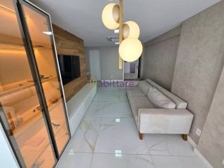 Nautic Residence - Apartamento com 2 quartos (1 suíte) na Península da Ponta D'areia - Vista mar e lagoa