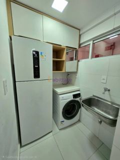 Nautic Residence - Apartamento com 2 quartos (1 suíte) na Península da Ponta D'areia - Vista mar e lagoa
